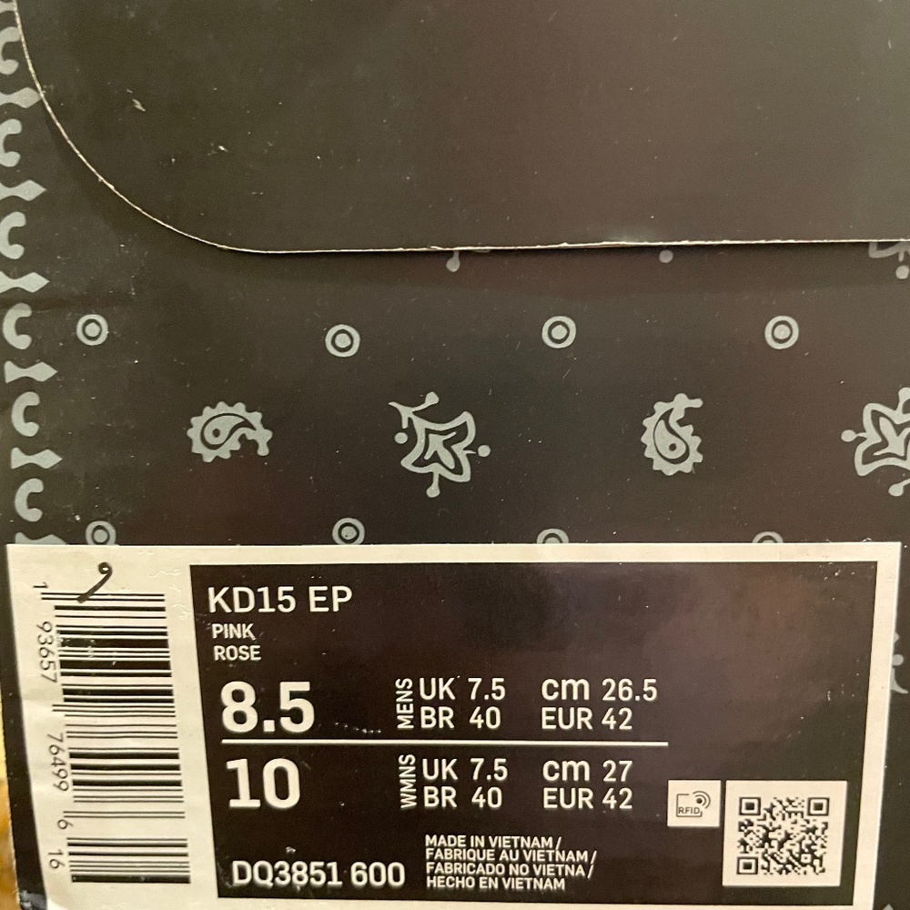 Nike KD15 Aunt Pearl Basketball Shoes